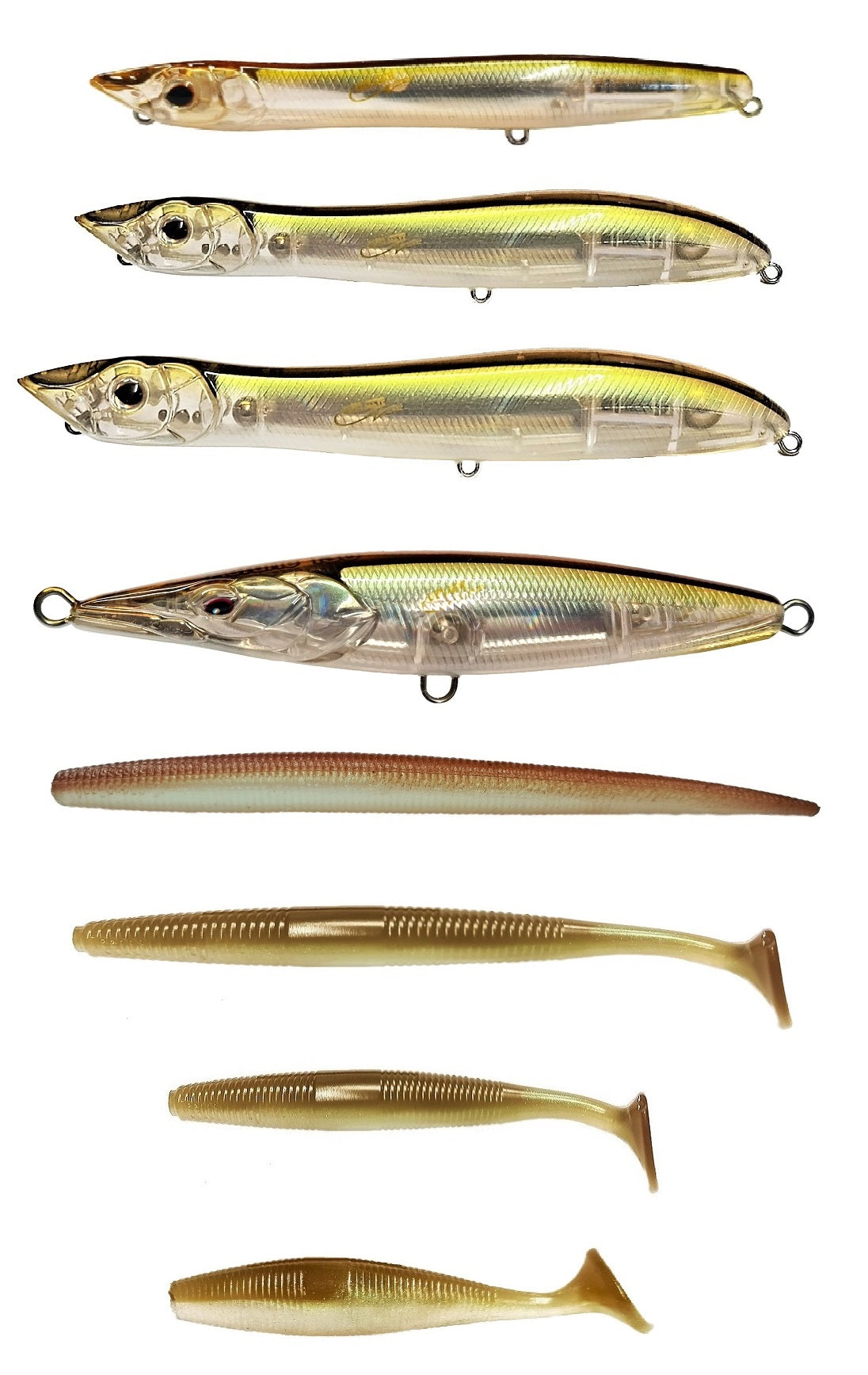 Fladen Sand Eel Lures - 15 Lures (3 Packs Of 5) In Various Colors, 6/0 Hooks For Cod & Sea Fishing 7 thumbnail image