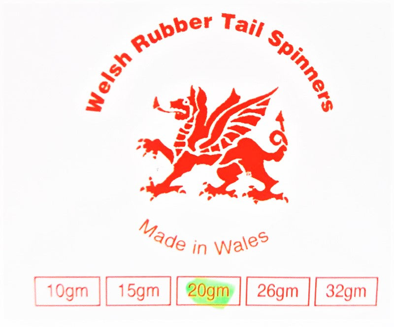Welsh Rubber Tail Flying "C" 20g Red