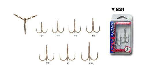 decoy fish hooks Decoy Y-S21 Treble Hooks Size 6
