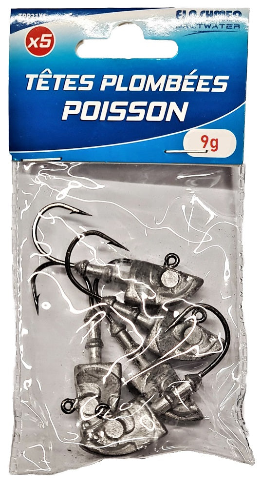 Flashmer "Poisson" Jig Heads 9g - Mr Fish Ltd