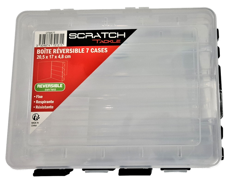 Scratch Tackle Double Sided "Long" Lure Tray 7 Slot 20.5cm