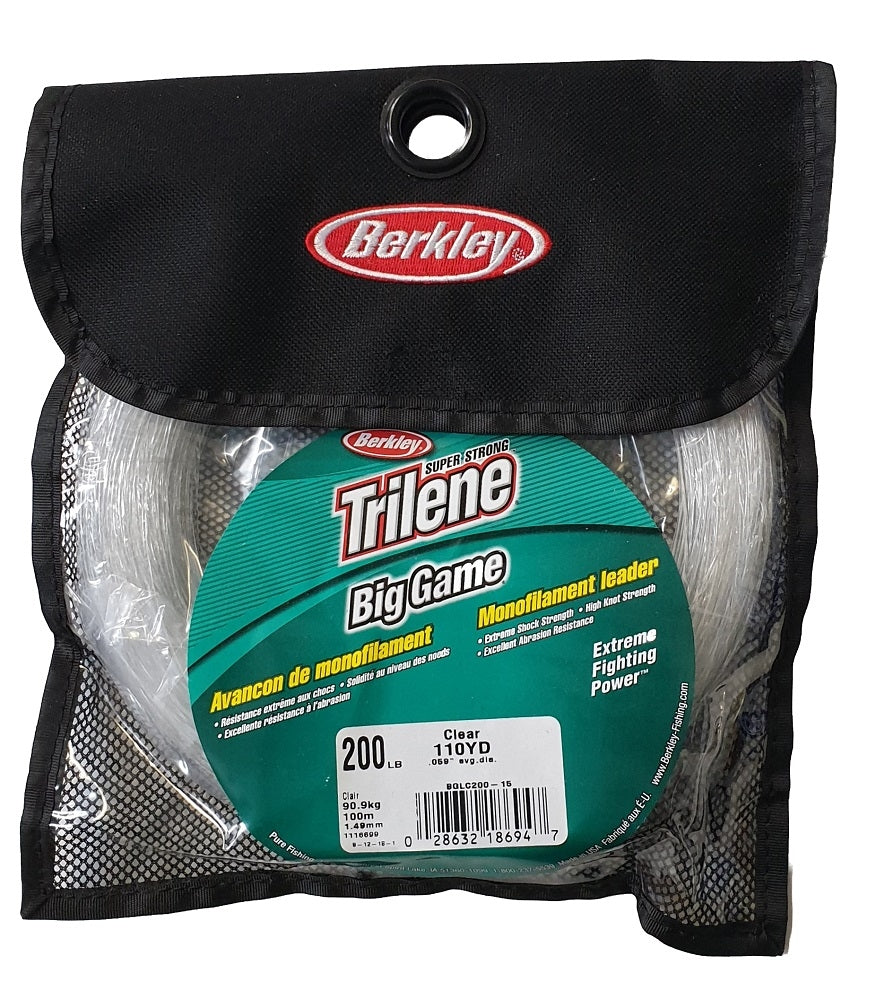Trilene Big Game Mono Leaders Clear 0.071in | 1.80mm
