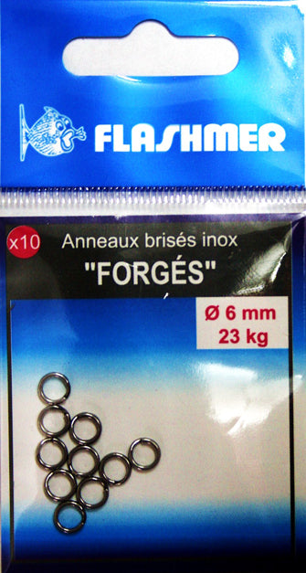 Flashmer Split Ring "Forged" 6mm