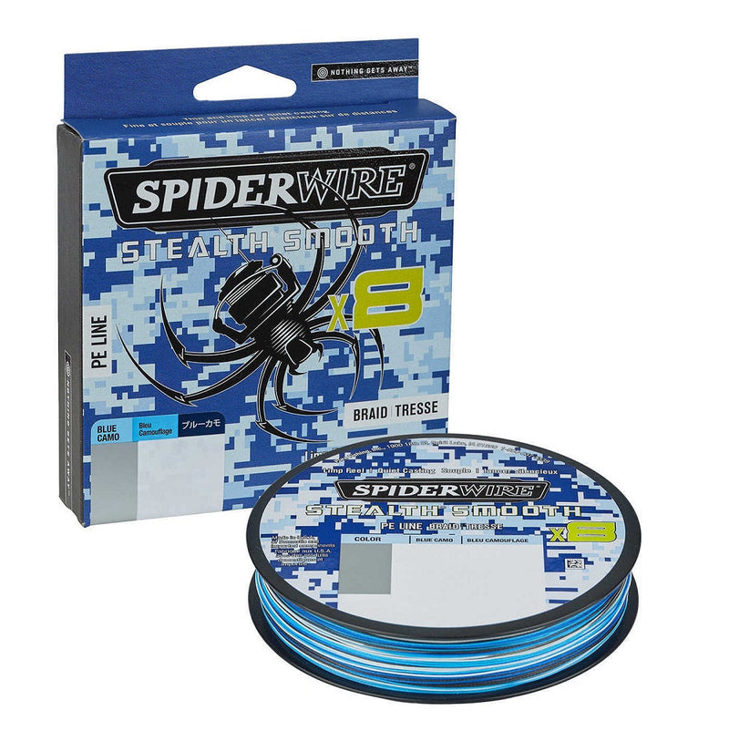 Spiderwire Steath Smooth X8 150m 0.13mm 28lb Blue Camo