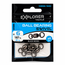 Explorer Tackle ~ Ball Bearing Swivel 187lb ~ 4 per pkt