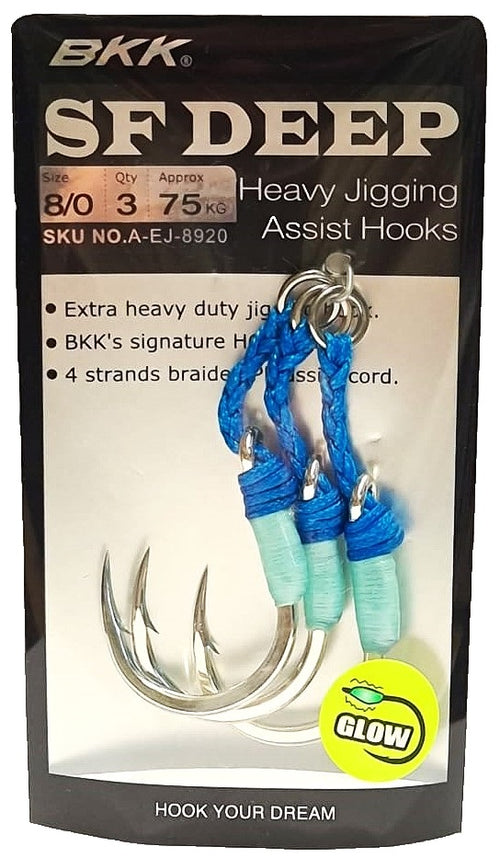 BKK SF-Deep Assist Hooks 8/0
