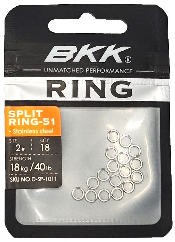 BKK Stainless Steel Split Ring - 51 #2 (5mm)