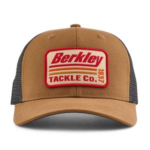 Berkley - Retro Striper Trucker Hat - Brown Charcoal
