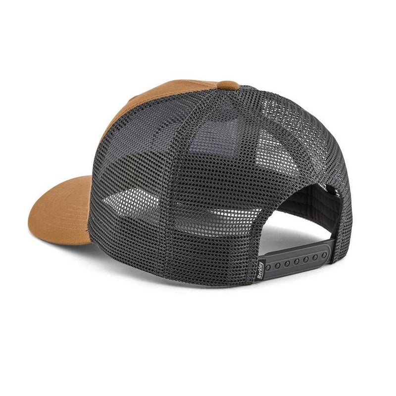 Berkley - Retro Striper Trucker Hat - Brown Charcoal