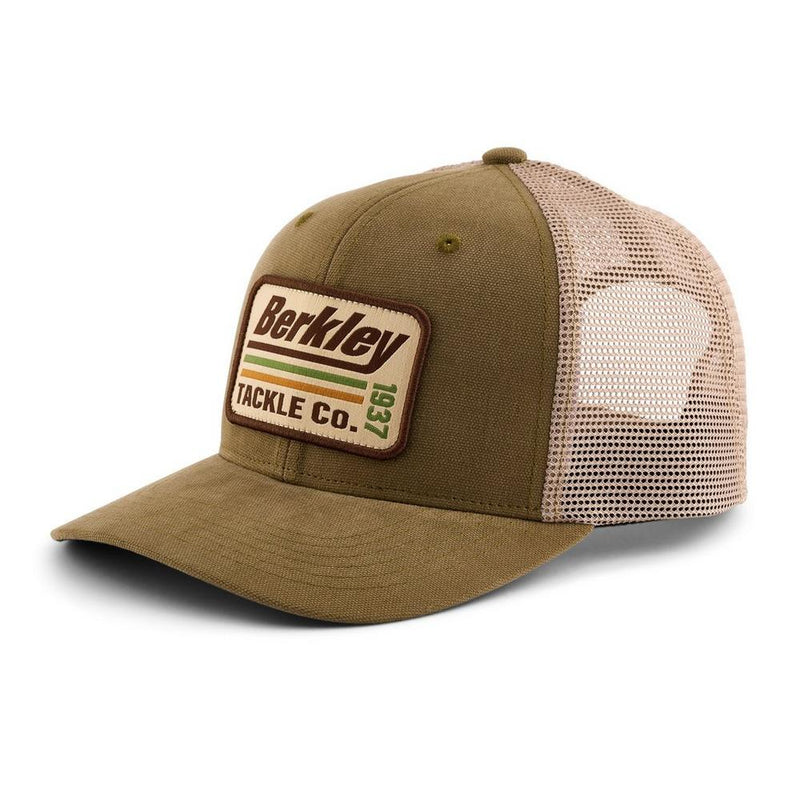 Berkley - Retro Striper Trucker Hat - Olive