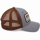 Berkley - Retro Striper Trucker Hat - Heather Khaki