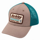 Berkley - Retro Striper Trucker Hat - Heather Teal
