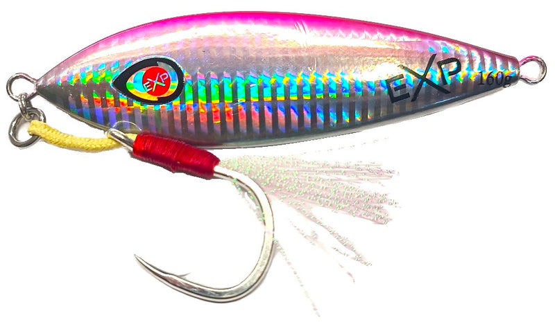 Owner GJL-40 Metal Jig Lure - Slow Zebra Glow #18, 40g For Saltwater Fishing