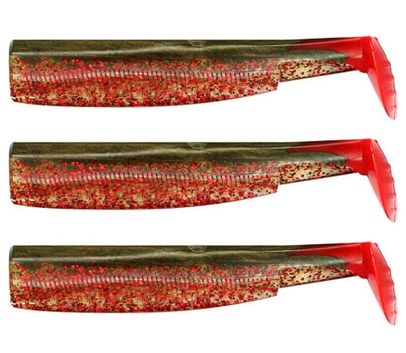Fiiish Black Minnow 160 No5 Spare Bodies Kaki/Rouge Paillete