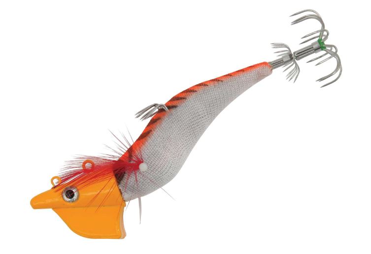 Flashmer Maxigrif Deep Squid / Cuttlefish Jig 80g - Glow Orange