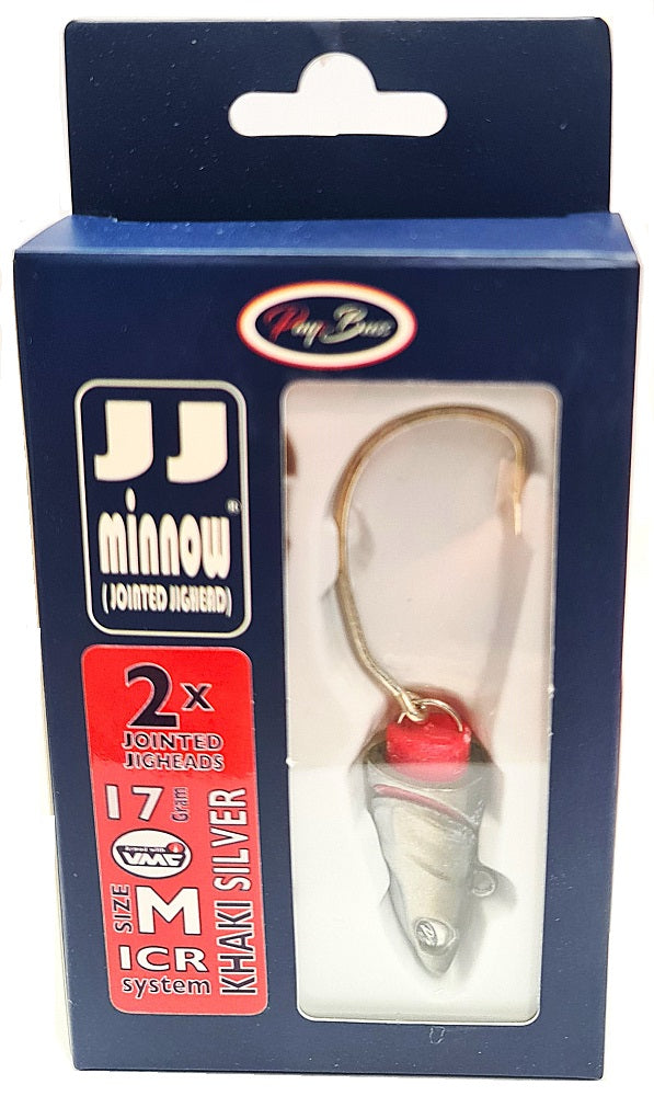 Pays Bass JJ Minnow Jig Head 17g Khaki Silver