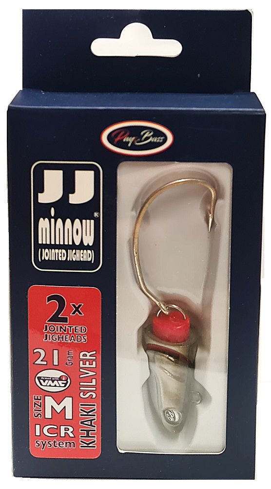 Pays Bass JJ Minnow Jig Head 21g Khaki Silver