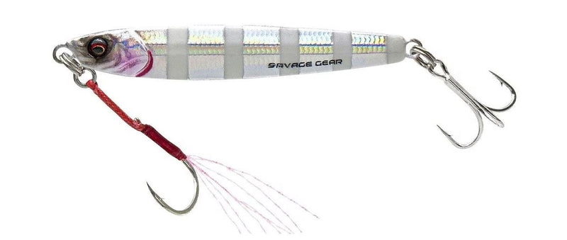 jig savage gear Savage Gear 3D Jig Minnow 10g Zebra Blue Glow