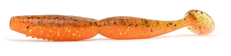 Megabass Spindle Worm  5" Tinsel Orange