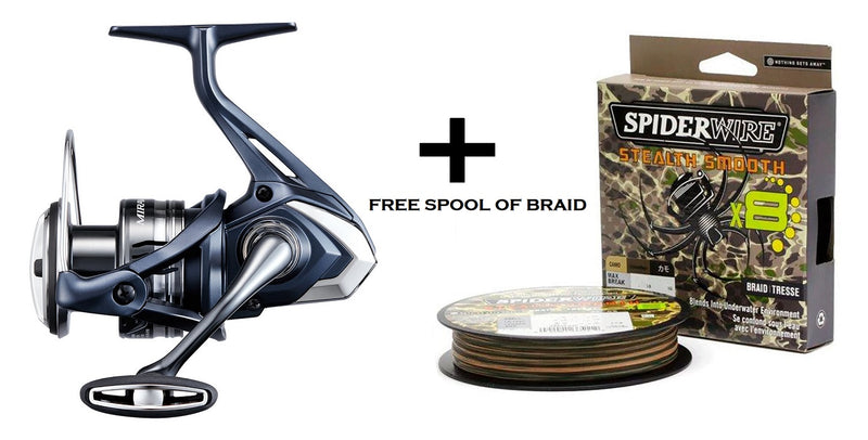 Shimano Miravel 4000 + Spider Wire Steath Smooth Braid