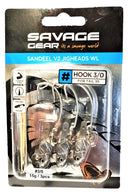 Savage Gear Sandeel V2 Weedless Jigheads 15g 3/0