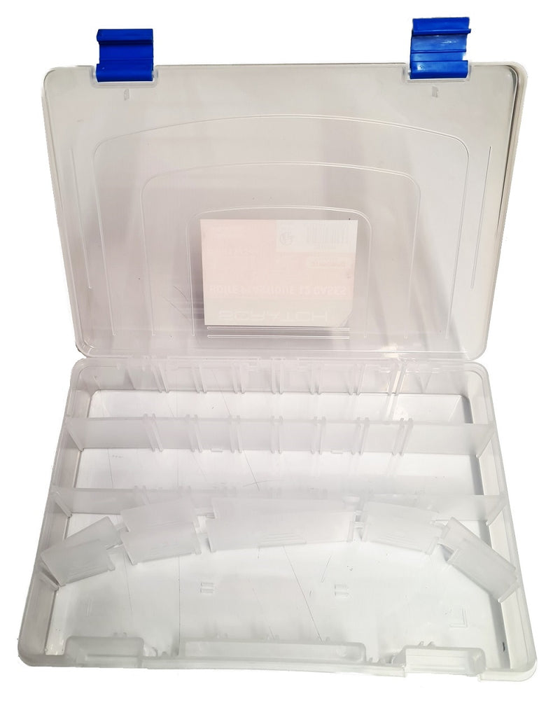 Scratch Tackle - Lure Box 3 Section x12 Dividers