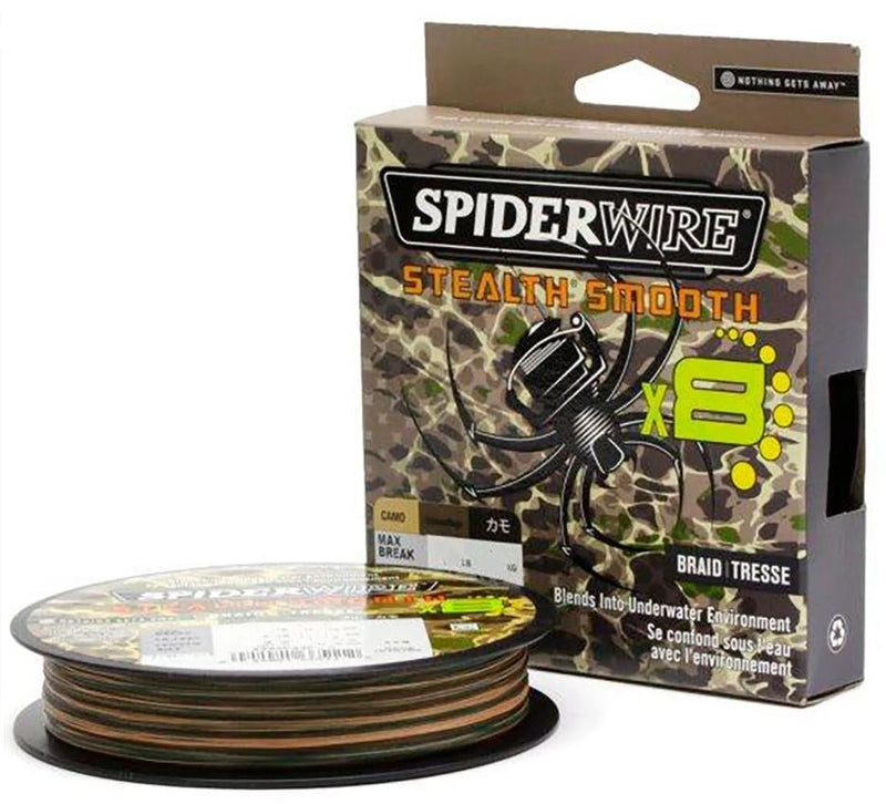 Spiderwire Steath Smooth X8 150m 0.13mm 28lb Brown Camo