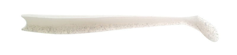 Ultimate Fishing Medium Sayori Shad 19 Pearl White Silver Glitter