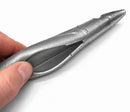 All Silver BallyWho soft baitfish trolling lure with hollow body and bubble-producing side openings