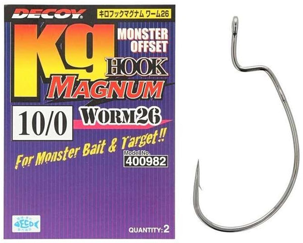 Decoy Worm Holder Spring Type WH-02 (4pcs) Sizes M & L For Fishing Rigs