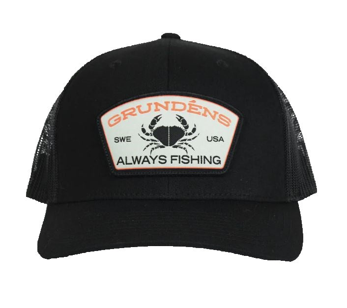 Grundens Always Fishing Baseball Cap - Black