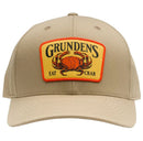 Grundens Eat Crab Baseball Cap - Khaki/Beige