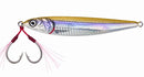 Savage Gear 3D Anchovy Jig 130g Golden Anchovy with gold back, holographic silver body and twin 3/0 assist hooks.