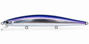 Zip Baits Abile 123S colour 495, blue-backed silver sinking minnow with silent design and shallow-diving bib for bass fishing.