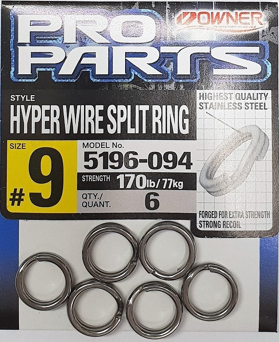 Owner Hyper Wire Split Rings #9