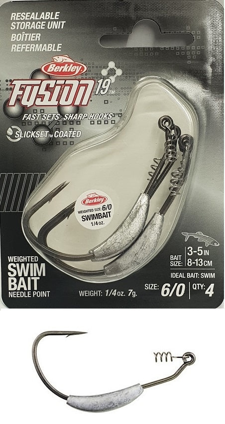 Berkley Fusion19 Weighted Swimbait 6/0