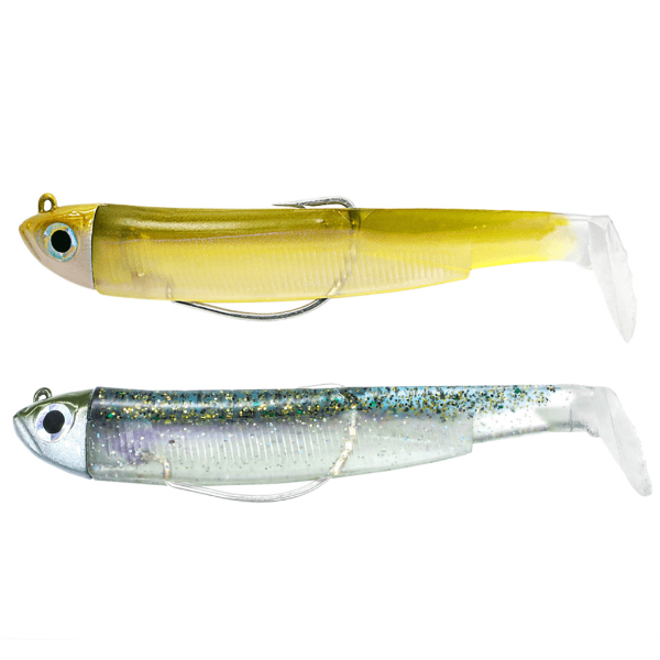 Fiiish Black Minnow 120 12g No3 Combo Double Pack Ghost Minnow & Wakasagi