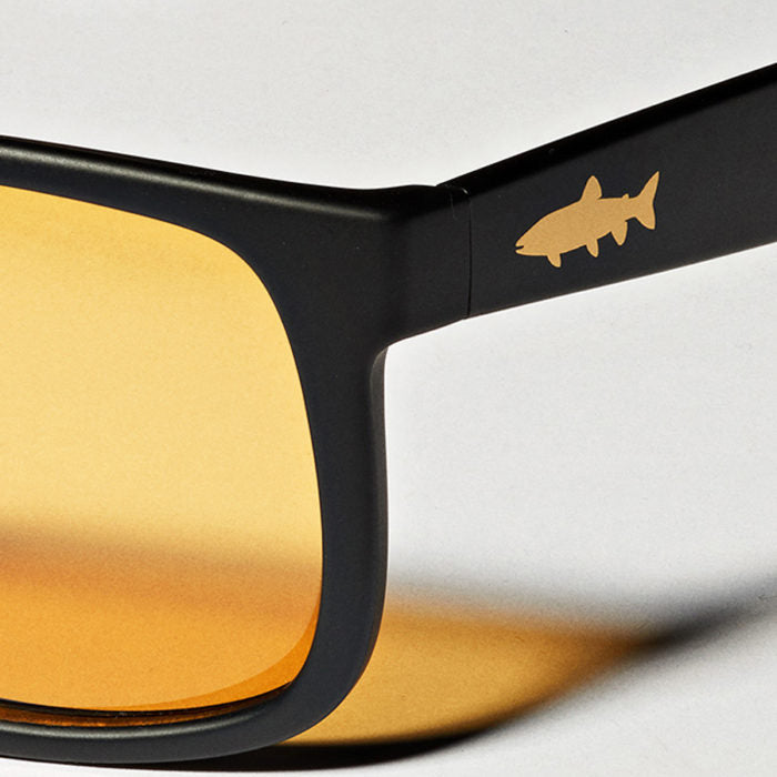 Big Fish 1983 - Easy Fish - Black Frame - Yellow Lens