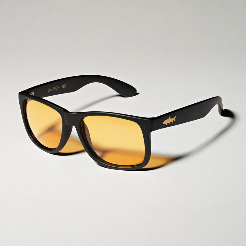 Big Fish 1983 - Easy Fish - Black Frame - Yellow Lens
