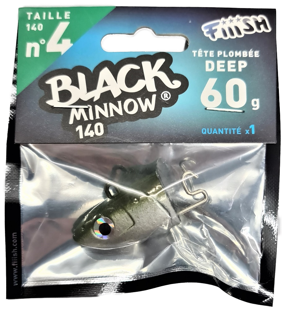 Fiiish Black Minnow 140 No4 60g Head