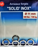 Flashmer Solid Stainless Ring 11mm