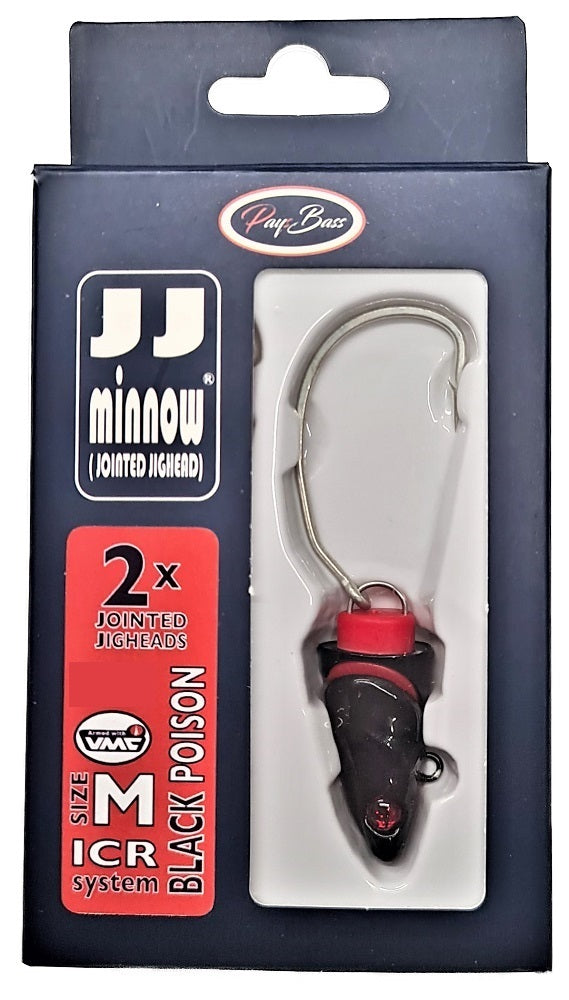 Pays Bass JJ Minnow Jig Head 17g Black