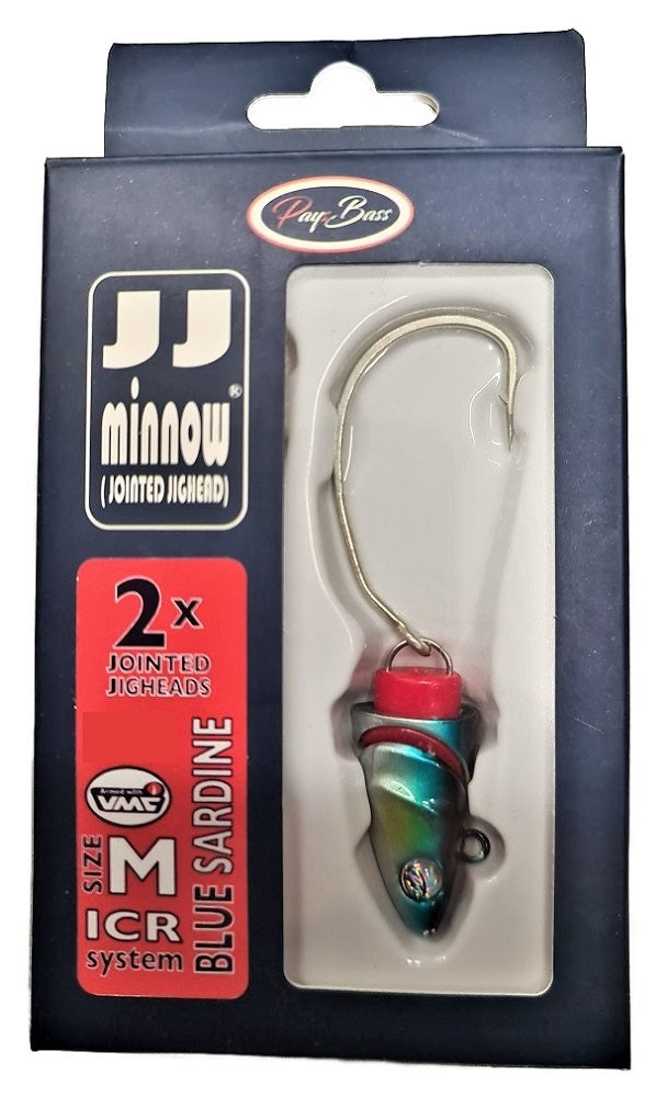 Pays Bass JJ Minnow Jig Head 12g Sardine