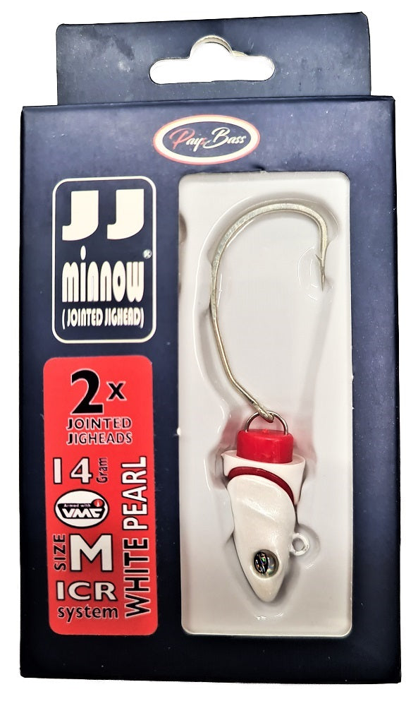 Pays Bass JJ Minnow Jig Head 14g White