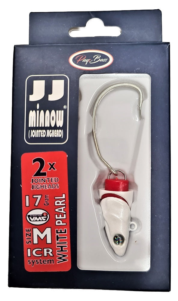 Pays Bass JJ Minnow Jig Head 17g White