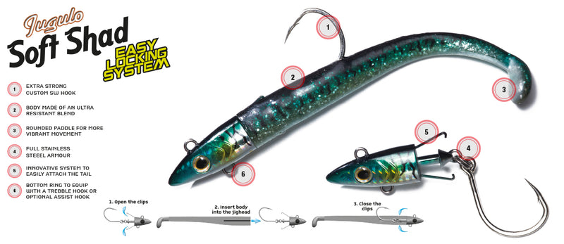 Molix Jugulo Soft Shad 64g