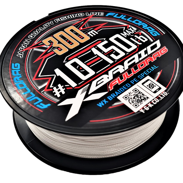 YGK X-Braid x8 Fulldrag PE#10 150lb 300m YGK X-Braid x8 Fulldrag PE#10 150lb 300m