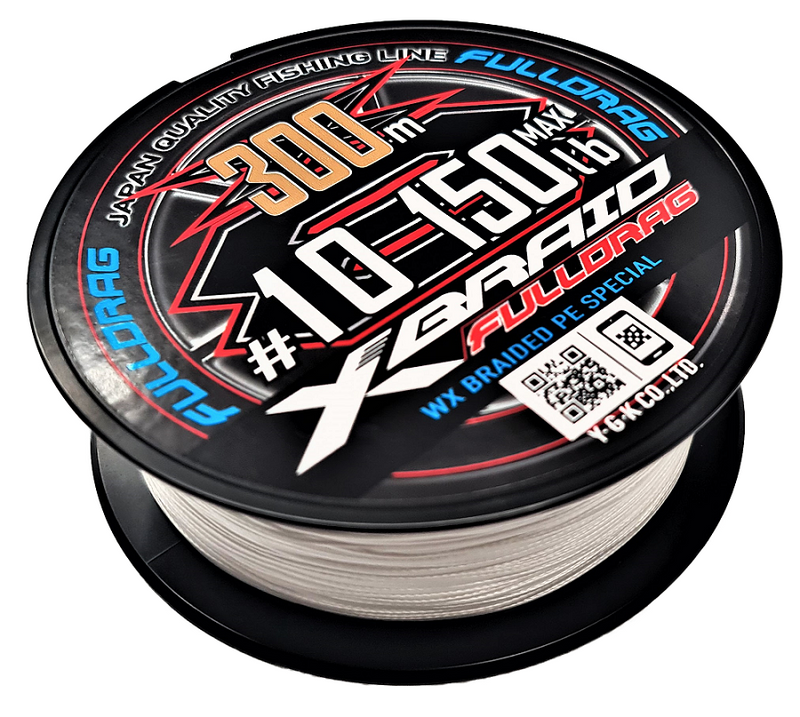 YGK X-Braid x8 Fulldrag PE#10 150lb 300m YGK X-Braid x8 Fulldrag PE#10 150lb 300m