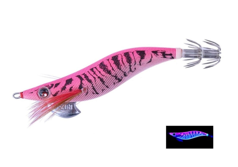 Esche Pesca Esche Calamaro UV Per Pesca - Artificial Jigging Bait Con 2 Ami 15,3cm 60g Esche PVC Calamari 15.3 Cm - Foto 3