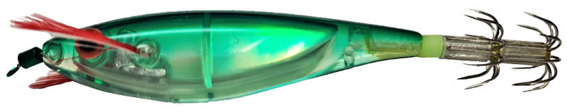 Yo-Zuri Ultra Aurora 4" Floating Squid Jig Green